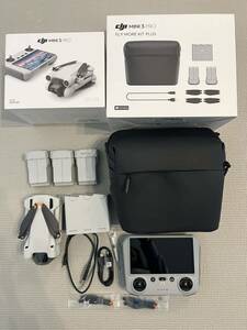 【美品】ドローン 本体 DJI mini 3 Pro＋Fly MORE KIT PLUS フライモアキット プラス 空撮 ドローン ホビー