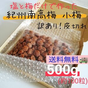 【ネコポス500g小梅】紀州南高梅白干し 小梅