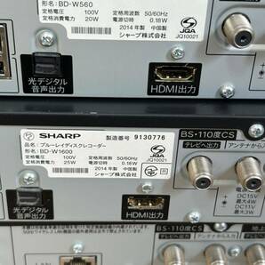SHARP BDレコーダー （BD-W560 / BD-W1600/ BD-W1700/ BD-W1800） 【ジャンク品】通電OK の画像8