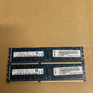 ワ75 SKhynix デスクトップ用メモリ 16GB 2Rx4 PC3-14900R 2枚の画像1
