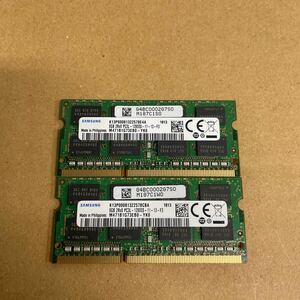 C36 SAMSUNG память для ноутбука 8 ГБ 2Rx8 PC3L-12800S 2 шт