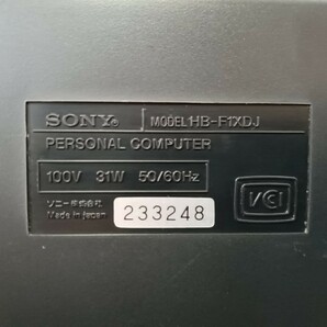 C7 SONY ソニー HB-F1XDJ MSX パーソナルコンピュータ MSX2+ 旧型 PC パソコン 通電確認済み ジャンクの画像8