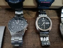 C31 腕時計　まとめ　16点　SEIKO　セイコー　SEIKO5 ファイブ　CASIO　カシオ　G-SHOCK　Gショック　ジーショック　など　ジャンク_画像4