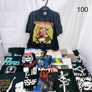 3SB140 ロック系 Tシャツ IRON MAIDEN MEGADETH MISFITS 他 ヘヴィメタルバンド ロック ヘビメタ 現状品 *劣化有り