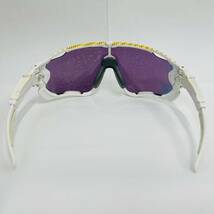 3SC132 OAKLEY オークリー JAWBREAKER OO929-2731 白 サングラス ケース付き スポーツ 中古 現状品 動作未確認 ※劣化あり_画像5