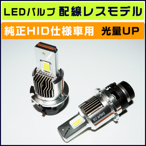 ■光量UP 無加工 D4S 純正HID交換用LEDヘッドライト アルファード ヴェルファイア20系 ヴォクシー ノア70系 エスティマ50系