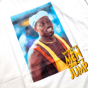 【未使用】XL / 映画 White Men Can't Jump ハードプレイ ウェズリー・スナイプス プリント ムービー Tシャツ 白 ホワイト デッドストック