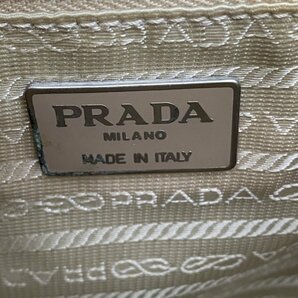 G0412T71 PRADA プラダ ショルダーバッグ B7160 レディース パテントレザー キャメル ブランドロゴ ロゴ金具 肩掛け 斜め掛けの画像9