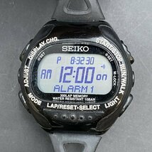 G0417N18 可動 SEIKO/セイコー スーパーランナーズEX S670-00A0 クォーツ メンズ腕時計 デジタル_画像1