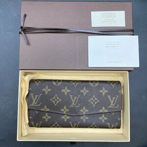 G0417T72 LOUIS VUITTON ルイヴィトン モノグラム 長財布 二つ折り 小銭 札入れ ポルトフォイユ サラ 財布 メンズ レディースヴィンテージ