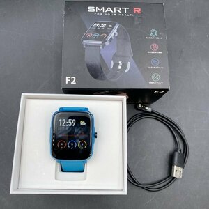 G0422R16 日本語表示　体表面温度　スマートウォッチ 1.5インチ大画面 smart watch スポーツウォッチ 長持ちバッテリー 心拍数　ブルー