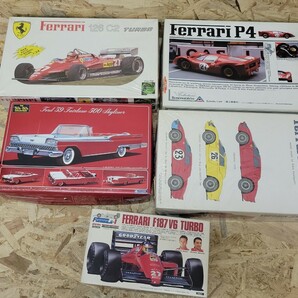 D 当時物 車系 プラモデル 20点まとめて タミヤ マッチボックス アオシマ フェラーリ ポルシェ ムスタング インパラ デコトラ 昭和レトロの画像6