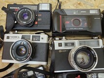 D フィルムカメラ 16点まとめて Canon OLYMPUS KONICA YASHICA キャノン オリンパス コニカ ヤシカ レンジファインダー コンパクトカメラ_画像2