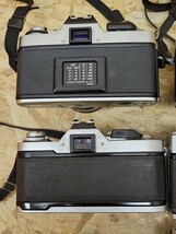 D 当時物 フィルムカメラ 7点まとめて Canon MINOLTA Konica キャノン ミノルタ コニカ 一眼レフ レンズセット マニュアルフォーカス_画像7