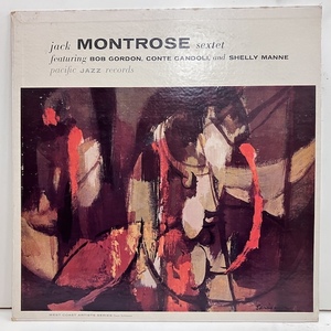 ●即決LP Jack Montrose / Jack Montrose Sextet pj-1208 j40617 米オリジナル、赤盤フラット、Dg Mono 