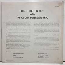 ●即決LP Oscar Peterson Trio / on the Town v8287 j40837 米盤、ミゾナシ黒銀Mgm/T Mono _画像2