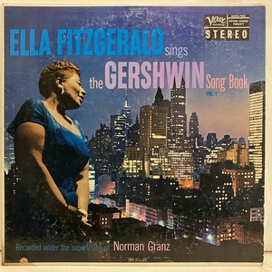 ●即決VOCAL LP Ella Fitzgerald / Sings The Gershwin Song Book Vol1 mgvs7000 jv6590 米盤、黒銀Dg Lsf/T/Vinc Stereo