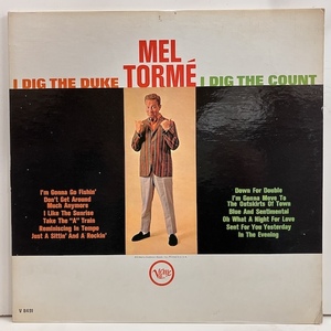 ●即決VOCAL LP Mel Torme / I Dig The Duke I Dig The Count V-8491 jv6607 米オリジナル、黒銀T/Mgm Dg Mono