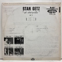 ●即決LP Stan Getz / At Storyville Vol2 LD633-30 j40923 仏盤62年プレス、フラット盤 スタン・ゲッツ _画像2