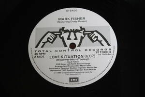 ●断捨離セールMark Fisher Featuring Dotty Green - Love Situation　12インチシングル UK盤