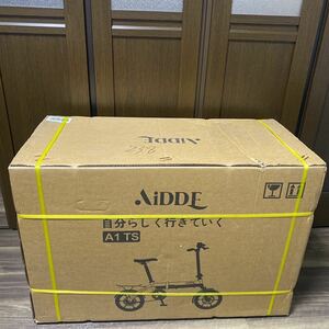 [ new goods ] great popularity electric bike folding brand -AiDDE A1TS 14 -inch public road possible model recognition ending 