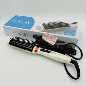 #73 CREATE ION クレイツイオン FUWARY HOT BLOW BRUSH ヘアアイロン SHB-R02W 通電確認済み スタイリング ブラッシング 海外兼用