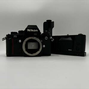 #456【空シャッター確認済み!!】Nikon ニコン F3 一眼レフ フィルムカメラ モータードライブ MD-4 ブラックボディ コレクションの画像3