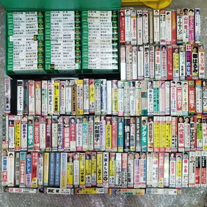 1円スタート カセットテープ 大量セット 演歌 邦楽 洋楽 カラオケ まとめて 未検品 ジャンクの画像1