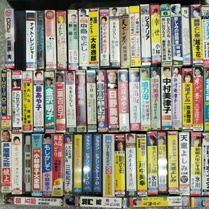 1円スタート カセットテープ 大量セット 演歌 邦楽 洋楽 カラオケ まとめて 未検品 ジャンクの画像4