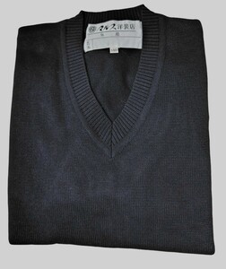 新品　東京女学館指定セーター　140サイズ　綿　紺　#713