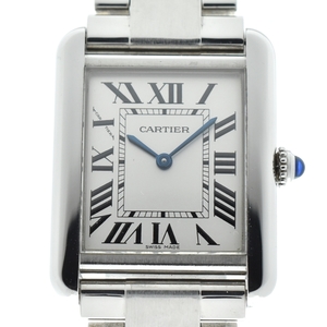 カルティエ CARTIER W5200013/3170 タンクソロ SM クォーツ レディース 良品 B#130041