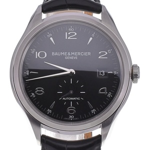 ボーム＆メルシェ Baume & Mercier MOA10053 クリフトン スモールセコンド デイト 自動巻き メンズ 美品 箱・保証書付き C#130592