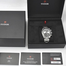 チューダー チュードル TUDOR 79360N ブラックベイ クロノグラフ デイト 自動巻き メンズ 美品 箱・保証書付き C#130705_画像8