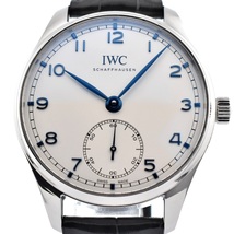 IWC SCHAFFHAUSEN IW358304 ポルトギーゼ・オートマティック40 スモールセコンド 自動巻き メンズ 美品 C#130446_画像1