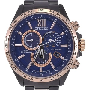 シチズン CITIZEN CB5837-88L エコドライブ パーペチュアルカレンダー ソーラー電波 メンズ 美品 E#130298