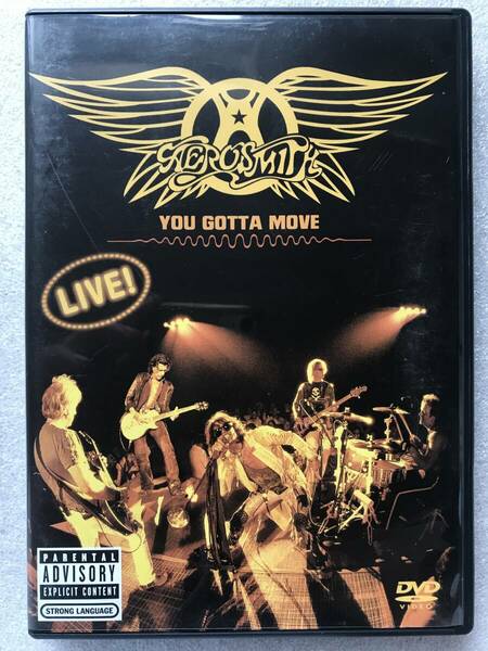 【 洋楽 中古 DVD ＋ CD 2枚組 】エアロスミス AEROSMITH YOU GOTTA MOVE セル版 他多数出品中