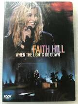 【新品未開封 洋楽 DVD 】フェイスヒル FAITH HILL WHEN THE LIGHTS GO DOWN 輸入盤 セル版 他多数出品中_画像1