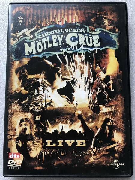 【 洋楽 中古 DVD 2枚組 】モトリークルー MOTLEY CRUE CARNIVAL OF SINS LIVE 日本盤 セル版 他多数出品中
