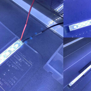 とっても明るい マグネット式 LEDダウンライト 24V 高輝度LED 高機能防水 簡単取付 トラックカスタム 視認性アップ ホワイト 30cm2本セットの画像9