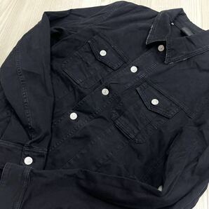 日本限定 希少 Dior HOMME 11-12AW ディオールオム BLACK BERRY BUSH DENIM JACKET ブラックベリーブッシュ デニムジャケット 133C448TX009の画像8