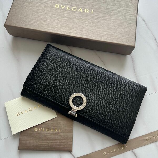 99 美品 BVLGARI ブルガリ 2つ折り 長財布