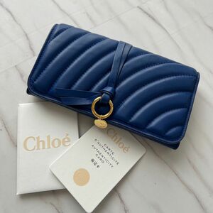 372 美品 Chloe クロエ 2つ折り 長財布