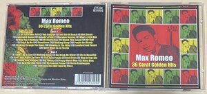 Max Romeo 36 Carat Golden Hits 2CD Bunny Lee Scratch Perry Upsetters Roots Reggae Rocksteady　