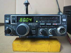 ICOM 12GHz FM IC-120 無線機 /NISSYO NP-33MD 直流安定化電源 通電確認済み 中古品418Y