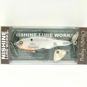 Nishine Lure Works ニシネルアーワークス ベビーアビノー70S パールフラッシュ スイッシャー 新品