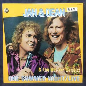 見本盤 sample プロモ 解説付 2LP ジャン・アンド・ディーン Jan & Dean ／ ワン・サマー・ナイト ONE SUMMER NIGHT / LIVE JAL-1809