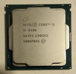 Intel CPU core i5 9700 動作確認済み