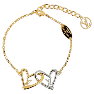  Louis Vuitton LOUIS VUITTON bracele M00466 bracele * Heart four Lynn Rav h-h038