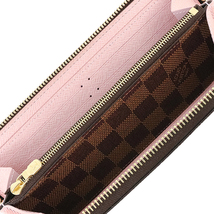 ルイヴィトン LOUIS VUITTON 長財布 ポルトフォイユクレマンス N41626 ダミエ 156517_画像7