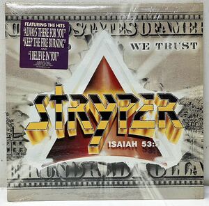 AC138404▲US盤 STRYPER/GOD WE TRUST LPレコード ストライパー/永遠の誓い